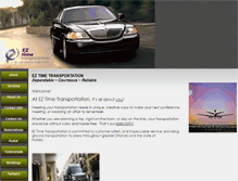 Tablet Screenshot of eztimetransportation.com